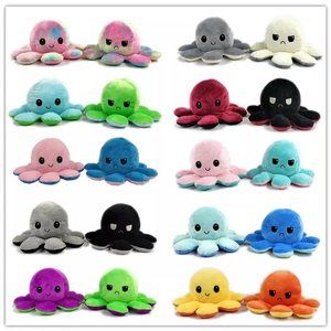 Reversible Octopus Plushie toy showing your mood